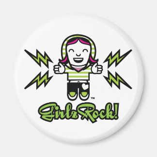 GirlzRock! Girl Power Magnet