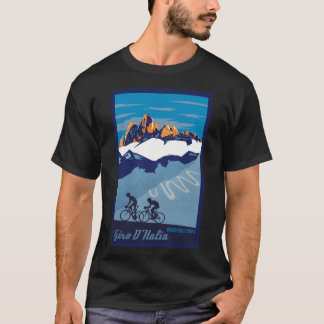 Giro D&x27; Italia Retro Passo Dello Stelvio Cycl T-Shirt