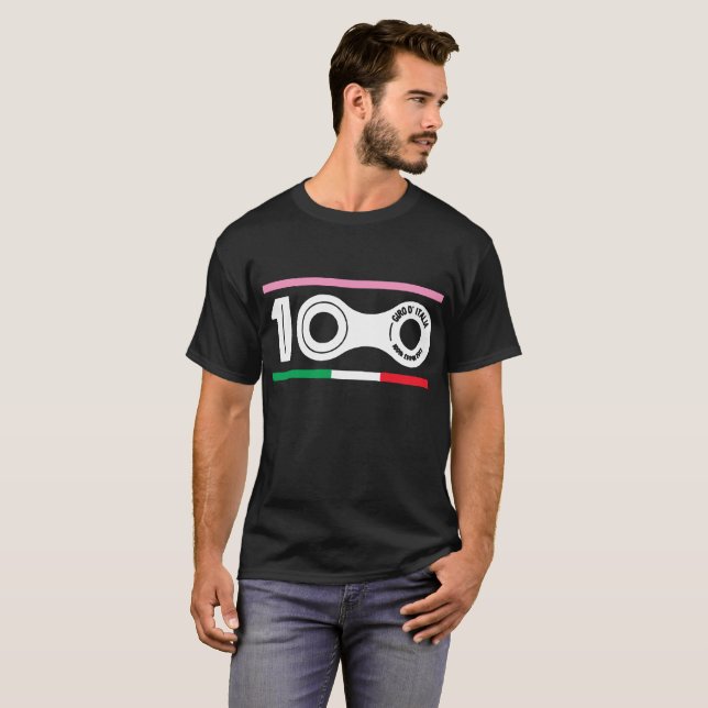 Giro D'italia 2017 100Th Edition Cycling Bike Mens T-Shirt (Front Full)
