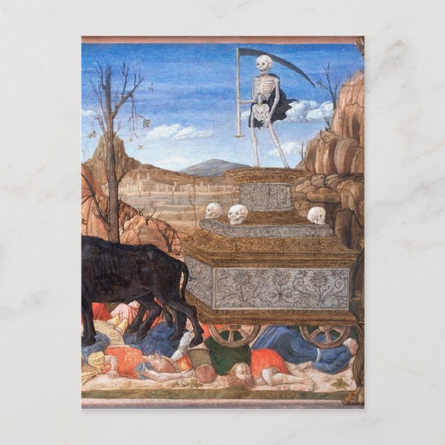 Girolamo da Cremona - The Triumphs of Petrarch Postcard (Front)