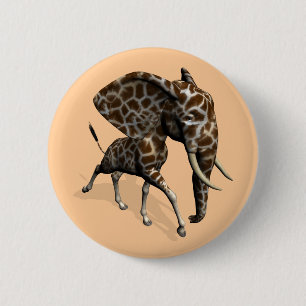 Girphant Or Eleffe 2 Inch Round Button