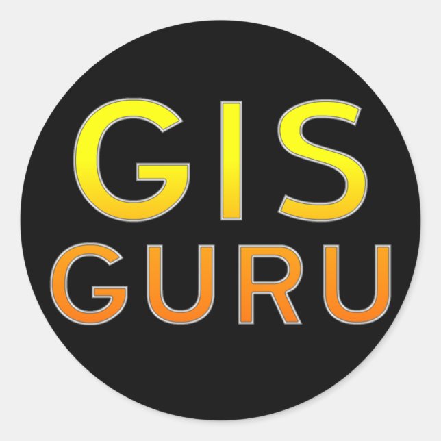 GIS Guru Sticker (Front)