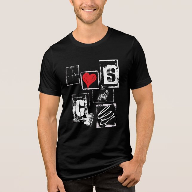 GIS Heart RT1.B Tri-Blend Shirt (Front)