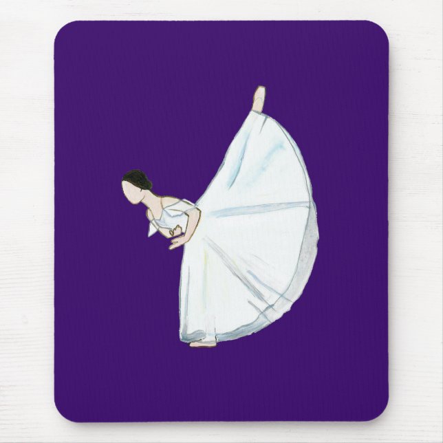 Giselle, Act II Mouse Pad (Purple) (Front)