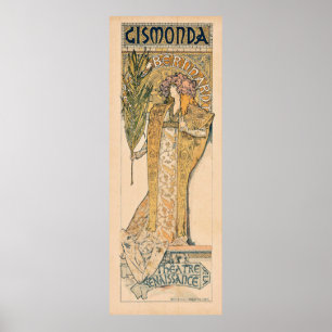Gismonda by Alphonse Mucha Poster