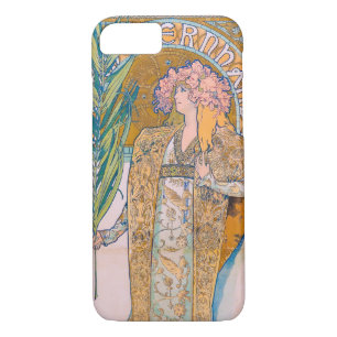 Gismonda, Sarah Bernhardt, Mucha Case-Mate iPhone Case