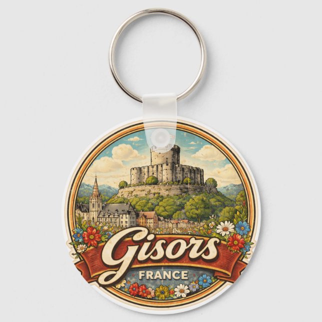Gisors France Keychain (Front)