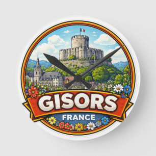 Gisors France  Round Clock