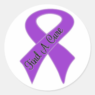 GIST Cancer Find a Cure Classic Round Sticker