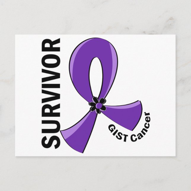 GIST Cancer Survivor 12 Postcard (Front)