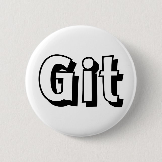 Git 2 Inch Round Button (Front)