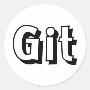 Git Classic Round Sticker