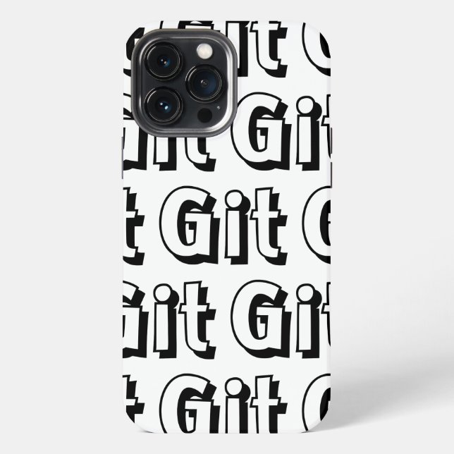 Git iPhone Case (Back)