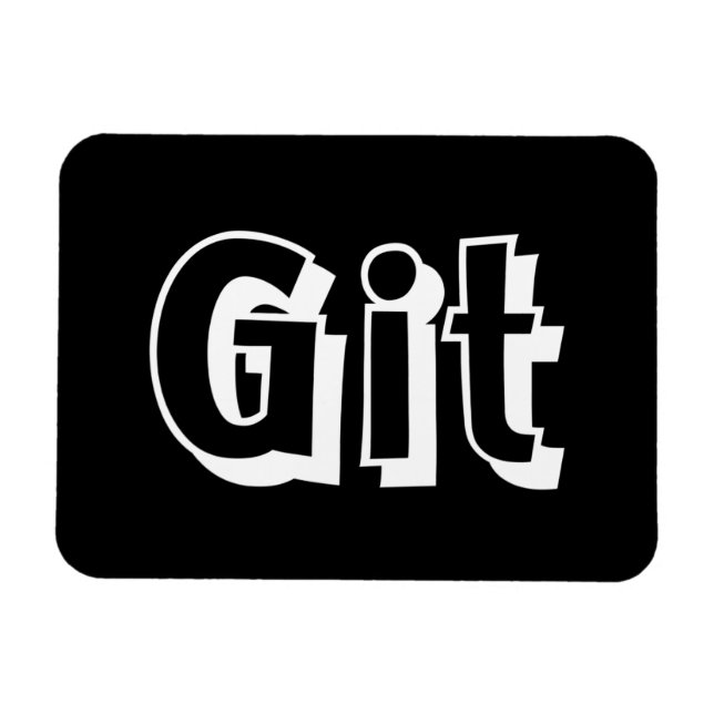 Git Magnet (Horizontal)