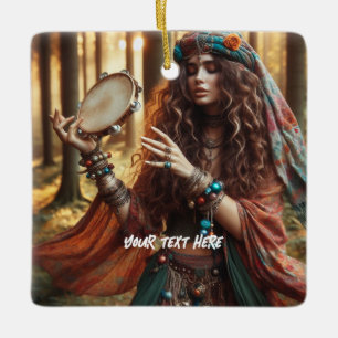 Gitana Ceramic Ornament