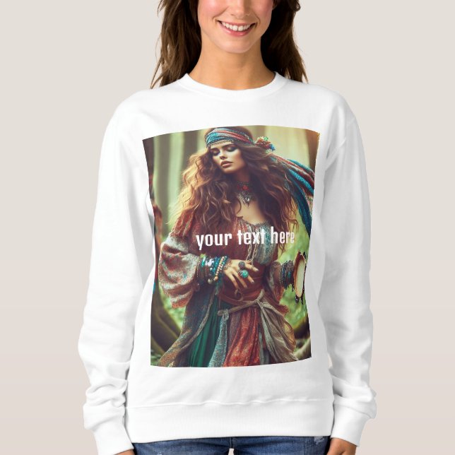 gitana customizable T-Shirt Sweatshirt (Front)