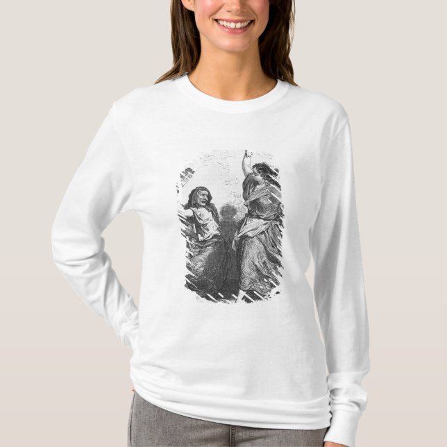 Gitana from Granada dancing the zorongo T-Shirt (Front)