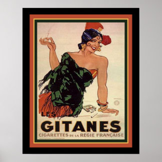 Gitanes 1931 Publicité Art Déco Cigarette