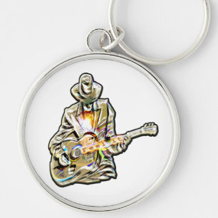 Gitarren Blues Mann - Feel it   Keychain
