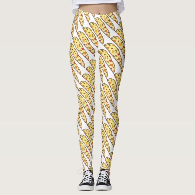 Gîtes italiens Biscotti Jeu de Noël Leggings (Devant)