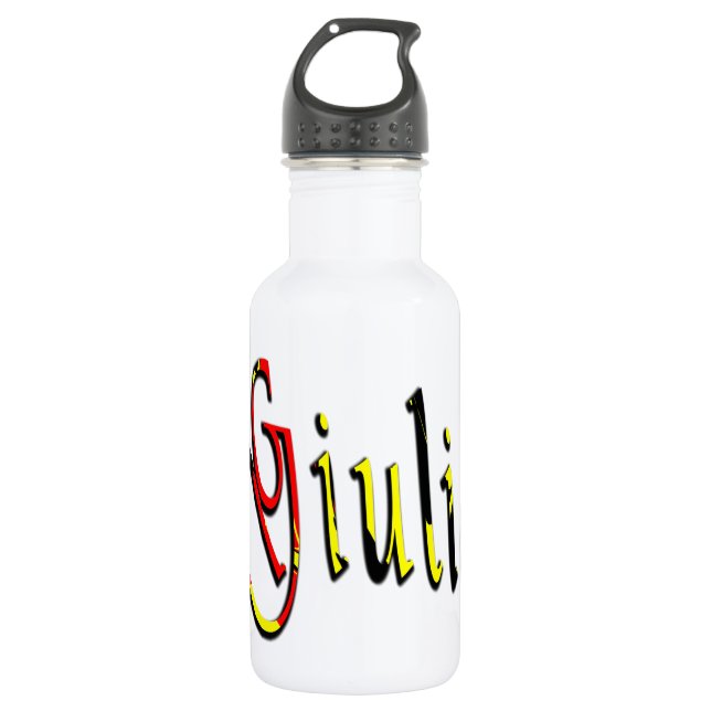 Giulia, Name, Logo, 532 Ml Water Bottle (Front)