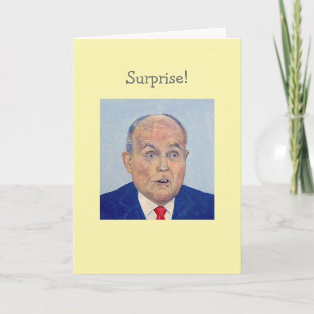 Giuliani Surprised Card (Front)