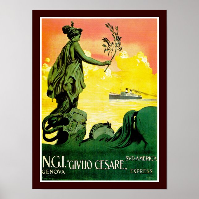 Giulio Cesare ~ Sud America Express Poster (Front)