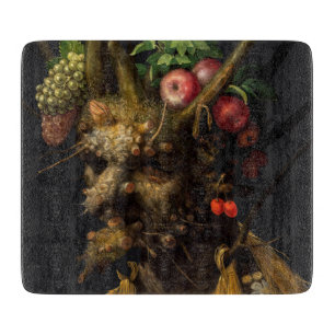 Giuseppe Arcimboldo - Four Seasons in One Head Cutting Board