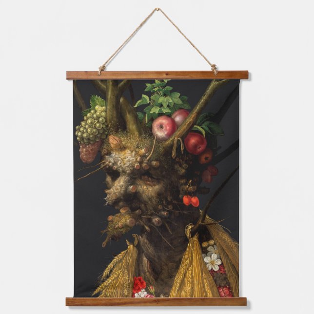 Giuseppe Arcimboldo - Four Seasons in One Head Hanging Tapestry (Front)