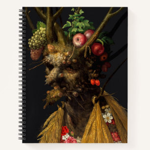 Giuseppe Arcimboldo - Four Seasons in One Head Notebook