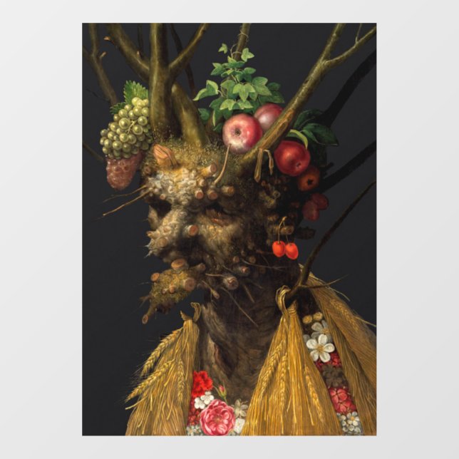 Giuseppe Arcimboldo - Four Seasons in One Head Window Cling (Sheet)