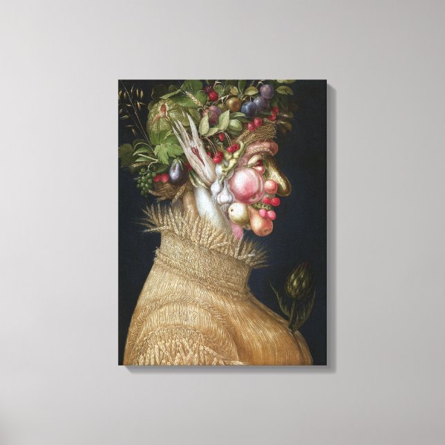 Giuseppe Arcimboldo Summer Canvas Print (Front)