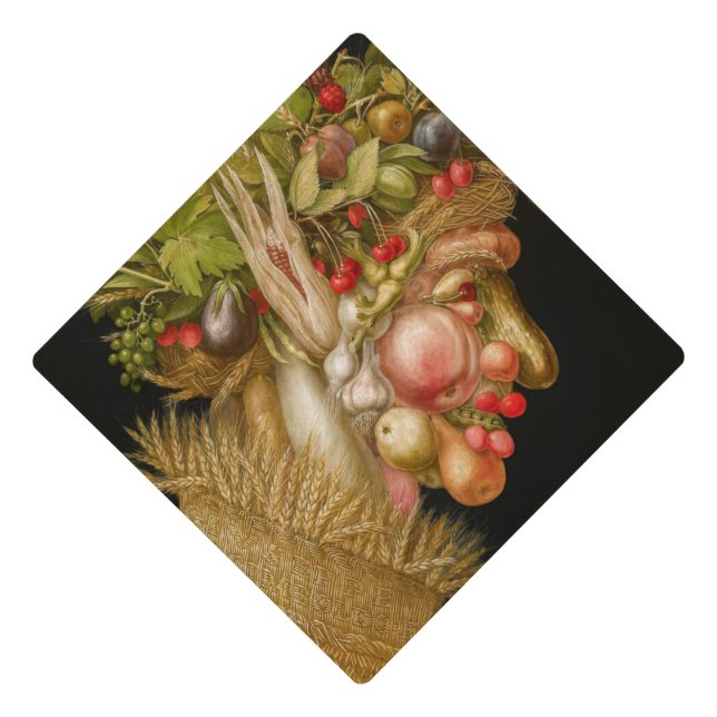 Giuseppe Arcimboldo - Summer Graduation Cap Topper (Front)