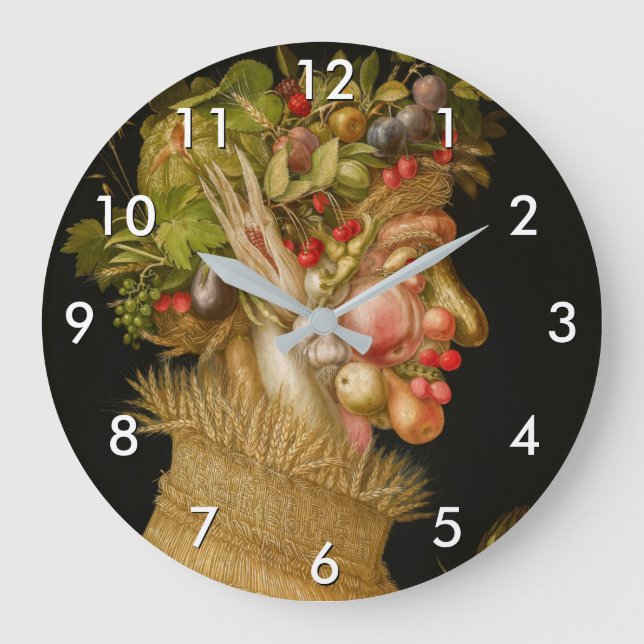 Giuseppe Arcimboldo - Summer Large Clock (Front)