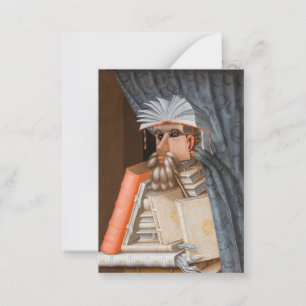 Giuseppe Arcimboldo - The Librarian Card
