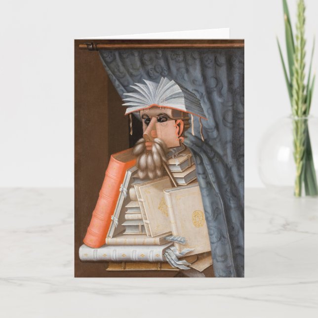 Giuseppe Arcimboldo - The Librarian Card (Front)