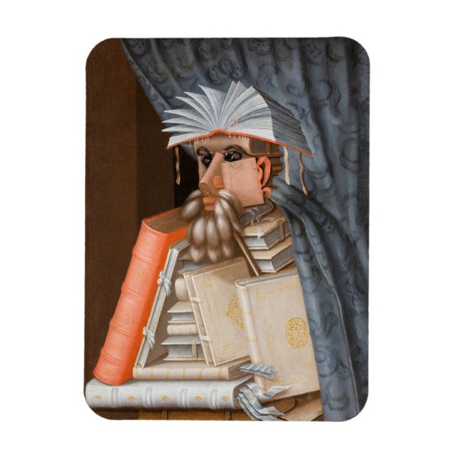 Giuseppe Arcimboldo - The Librarian Magnet (Vertical)