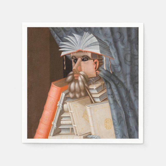 Giuseppe Arcimboldo - The Librarian Napkin (Front)