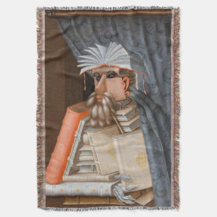 Giuseppe Arcimboldo - The Librarian Throw Blanket