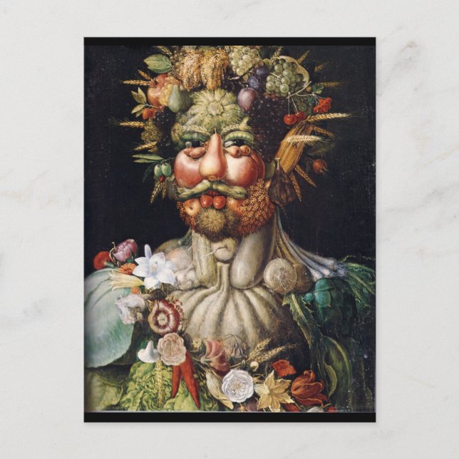 Giuseppe Arcimboldo Vegetable Man (Vertumnus) Postcard (Front)
