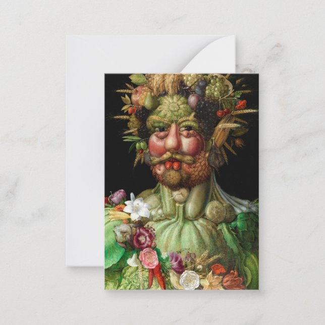 Giuseppe Arcimboldo - Vertumnus Card (Front)