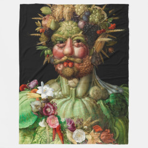 Giuseppe Arcimboldo - Vertumnus Fleece Blanket