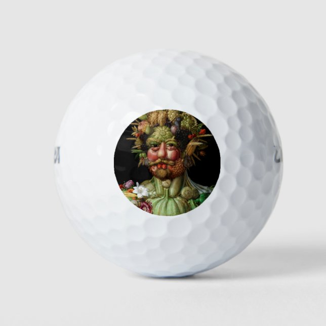 Giuseppe Arcimboldo - Vertumnus Golf Balls (Front)
