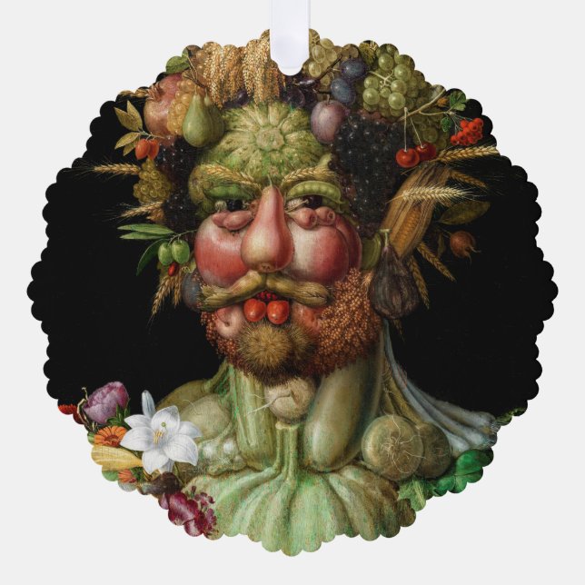 Giuseppe Arcimboldo - Vertumnus Ornament Card (Front)