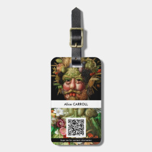 Giuseppe Arcimboldo - Vertumnus - QR Code Luggage Tag