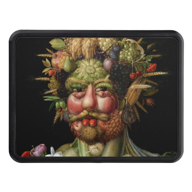 Giuseppe Arcimboldo - Vertumnus Trailer Hitch Cover (Front)