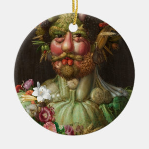 Giuseppe Arcimboldo's Vertumnus (1590) Ceramic Ornament