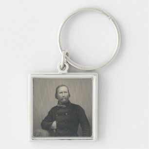 Giuseppe Garibaldi, engraved by D.J Pound Keychain
