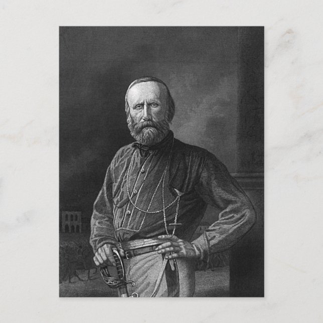 Giuseppe Garibaldi Postcard (Front)