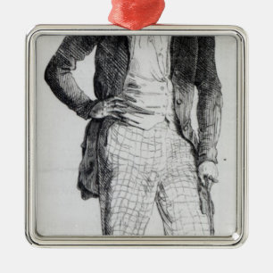Giuseppe Mazzini Metal Ornament